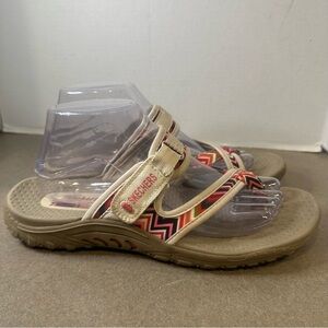 Skechers Women’s Reggae-Mad-Swag Size 9 Slip On Athletic Sandals